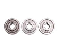 Diheohg 3PCS Welding Feed Drive Roller 0.6mmm-1.2Mm, K Flute, MIG Guide Welding Accessories High Quality