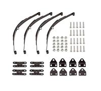 Diheohg 4 Pieces Series 1/10 Rock Crawler Hard Leaf Spring Suspension Stainless Steel Bar for D90 Truck Axial