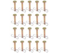 Diheohg 40pcs Shear Pins & Split Pins 738-04124 & 714-04040 Replacement Shear Pin & Bow Tie Lock Split Pin