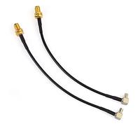 Diheohg 4G SMA to TS9 Antenna Adapter Cable Male 15cm 2 Pieces Series for External Antenna Router E5372 E5577 E5786 E5787