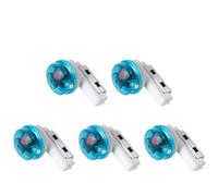 Diheohg 5 Pieces Electronic Fishing Rod Outdoor Light Fish Bite Alarm Light Non-slip Fishing Rod Light Induction Easy to Install Easy to Use