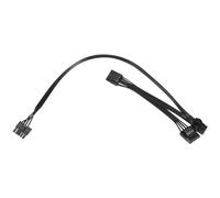 Diheohg 5Pin 1 to 3 Peripherical 4 Pin Molex IDE 5P PSU Power Cable for Master V550 V650 V700 V750 V850 V1000 V1200 Cooler