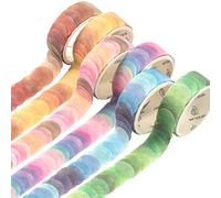Diheohg 6 Rolls Morandi Dots Washi Dot Stickers Circle Dot Stickers for DIY Decorative Agenda Planner Scrapbooking Photo Ablums