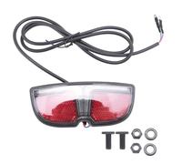 Diheohg 6V LED E-Bike Rear Light Bicycle Electric Rear Rack Brake Lamp for BBS01B BBS02B Mid Drive Motor