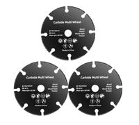 Diheohg 76mm 3 Inch Cutting Disc Resin Circular Grinding Wheel Saw Blade Steel Polishing Cutting Disc for Angle Grinder 3 Pieces Easy Installation Easy to Use