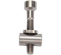 Diheohg Bicycle Seatpost Attachment Mountain Bike Ti Parts Titanium Bolts M5X30 for Seatpost Saddle Accessories