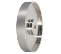 Diheohg CBN Diamond Grinding Wheel Dia 6x1 Inch Wide with Shaft 1/2 Inch, for Sharpening Steel, 600 Grit