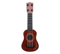 Diheohg Coffee Kids Classic Ukulele Guitar Toy Early Education Small Guitar Party Supplies Adjustable
