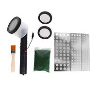 Diheohg Flocking Kit Static Grass Applicator ABS Flocking Machine with Non-slip Handle for DIY Scenic Modeling Diorama Landscape