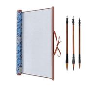 Diheohg Inkless Chinese Calligraphy Set Reusable Water Writing Magic Cloth Roll Traditional Chinese Calligraphy Writing Pens