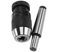 Diheohg Keyless Chuck 1-16 mm B18 + MT3 M12 Morse Cone Shaft DIN228A