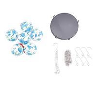 Diheohg Life Charming Bird Feeders Wind Chimes Outdoor Yard Wind Chimes Hanging Ant and Bee Proof, Never Leakage C