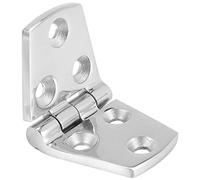 Diheohg Marine 4 Pieces Stainless Steel Strap Hinge Door Hinge for Marine Boat Yacht 76 x 38 mm Rafting, Boat Marine Hatch Compartment Hinges