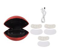 Diheohg MiniEye Beauty Device EMS Micro-Current Eye Massager for Dark Circles and Wrinkles Red Plastic with Thermotherapy Function.