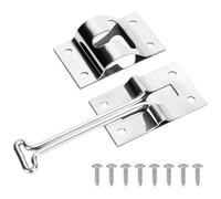 Diheohg Motorhome Door Latch - Motorhome Door Bracket, Stainless Steel Trailer Door Latch, 4 Inch T Style Door Bracket for Motorhome