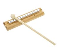 Diheohg Musical Toy 1 Phoneme Wooden Wind Chime Tools for Music Teacher Hand Chime