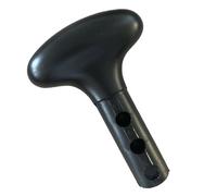 Diheohg Paddle Handle Sup Surf Paddle Handle Straight Fixed Plastic Handle Replacement Accessories Three Hole Paddle Handle