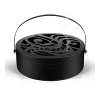 Diheohg Portable Metal Mosquito Coil Holder, Home Mosquito Box, Portable Mosquito Coil Holder Classic
