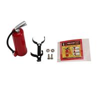 Diheohg RC DéCoration Mini Metal Fire Extinguisher for 1/10 RC Crawler Axial SCX10 90046 TRX4 D90, Red