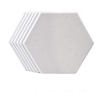 Diheohg Soundproofing Panels Hexagonal Acoustic Panels for Acoustic Processing, Beveled Edge Tiles for Echo Bass Insulation