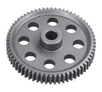 Diheohg Straight Sprocket Steel 64T 0.6 Module Main Parts for Redcat Volcano Epx Pro Brontosaurus Exceed Infinitive RC 1/10 Truck Replacement