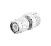 Diheohg TNC Male to PL259 UHF Adapter Connector, Silver