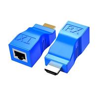 Diheohg to RJ45 Network Repeater 2 Pieces Serial Extension Network Transmitter and Receiver