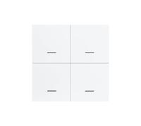 Diheohg Tuya ZigBee Smart Stage Switch, 4 Gangs, 12 Stage Switches, Push Button Controller, Supports Home Assistant, Easy to Use
