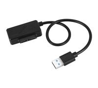 Diheohg USB 2.0 to Mini SATA II 7+6 13 Pin Adapter Conversion Cable for Laptop Drive Slimline CD/DVD Rom