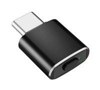 Diheohg USB C Jiggler Mouse Motor Undetectable Type C Automatic 3 Vibration Modes Driverless to Keep Computer Awake Black
