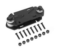 Diheohg Water Based Rail Adapter for Surf Truck Fits Any Board - Carve and Cruise like a Surfboard, Rail Adapter, Black