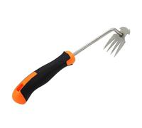 Diheohg Weed Removal Tool, Weed Extractor, 4 Teeth Weed Puller Tool Multifunctional Manual Weed Removal Tool Dual Purpose Weed Removal Tool