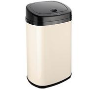 Dihl 30 Litre Cream Motion Sensor Bin with Stylish Black Lid - Modern, Touchless, Convenient and Hygienic Waste Management Solution for Kitchen, Office, Home, Bedroom