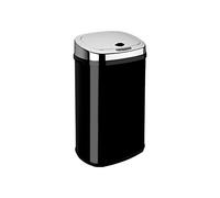 Dihl 30L Rectangular Sensor Bin, Black | Automatic Touchless Motion Sensor, Kitchen Dustbin, Stainless Steel, Hands-Free Waste Bin