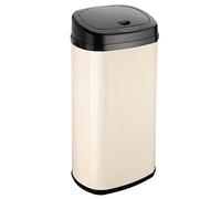Dihl 42 Litre Cream Motion Sensor Bin with Stylish Black Lid - Modern, Touchless, Convenient and Hygienic Waste Management Solution for Kitchen, Office, Home, Bedroom