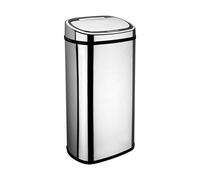 Dihl 68L Sensor Bin Chrome With Chrome Lid Kitchen Waste Dustbin Chrome Automatic