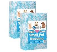 Dihl 80 Litre, Blue, Super Absorbent Paper Bedding for Small Animals. Absorbs 6 Times its Weight in Liquid. Hamster, Mice, Rat, Rabbit, Guinea Pig Gerbil Cage Substrate - 2X 40L Packs