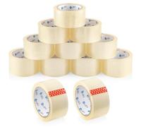 Dihl Extra Long Packaging Parcel Tape, Heavy Duty, Clear Transparent, 48mm x 100m, Secure Adhesive Sticky Tape for Parcels, Boxes, Cartons, Postage, House Moving, 36 Rolls
