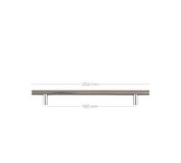 Dihl Pack of 10 T Bar Chrome Kitchen Cupboard Cabinet Furniture Drawer Door Handles Pull 192 x 252mm