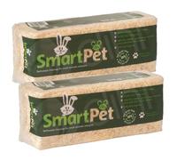 Dihl Smart Pet Pack of 2 Small Animal Wood Shavings Natural Pet Bedding 2KG, Dust Extracted Premium Pet Bed Substrate, Odour Control, For Rabbit, Hamster, Gerbil, Guinea Pig, Mouse, FSC Approved
