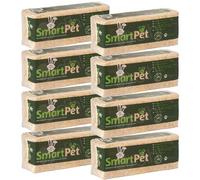 Dihl Smart Pet Pack of 8 Small Animal Wood Shavings Natural Pet Bedding 8KG, Dust Extracted Premium Pet Bed Substrate, Odour Control, For Rabbit, Hamster, Gerbil, Guinea Pig, Mouse, FSC Approved