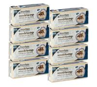 Dihl Snowflake 8 Pack 1KG Small Animal Wood Shavings, Pet Bedding | Natural Pet Bedding, Dust Extracted Premium Pet Bed Substrate, Odour Control, For Rabbit, Hamster, Gerbil, Mouse