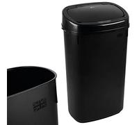 Dihl - UK MADE - 50L Black Sensor Bin with Black Sensor Bin Lid Kitchen Waste Dust Bin Automatic Motor