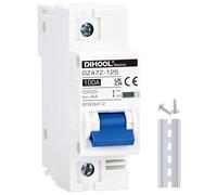 DIHOOL 1P 100 amp Solar DC Isolator Switch DC Miniature Circuit Breaker PV Disconnect Switch Fuse For Solar Energy Photovoltaic