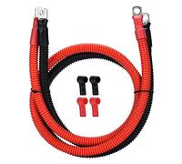 DIHOOL Battery Cable 50mm2 m8 80cm 0 AWG Silicone Cable Corrugated Tube Cable Tube Soft And Flexible, High Temperature Resistant