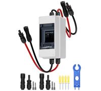 DIHOOL DC 60A 1000V Solar Isolator Switch Circuit Breaker, IP65 Waterproof Enclosure with Battery Disconnect Cut Off Switch for High Power Systems