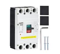 DIHOOL DC Molded Case Circuit Breaker,2 Pole 400 Amp 500VDC/480VAC MCCB,DC Isolator for Solar Panels PV System,Battery