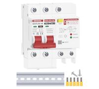 DIHOOL Type A fi ls switch 15a 2-pole 30ma 120/240V with surge arrester type 2 surge protection slide