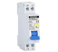 DIHOOL Type a RCBO ELCB RCD 18mm width Circuit Breaker(30mA 2 pole 25A)