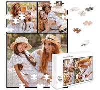 Dihope Personalised Jigsaw Puzzles for Adults Kids, Custom Puzzles Photo for Mom Dad Family, Puzzles for Mother's Day Birthday Wedding 200 Pieces